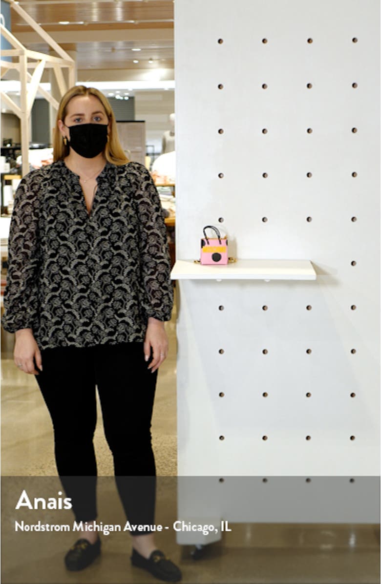 Mini Dot Leather Shopper Bag, sales video thumbnail