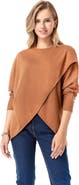 Accouchée Let Loose Crossover Long Sleeve Maternity/Nursing Knit Top