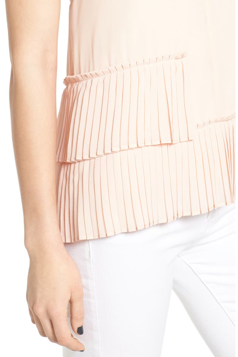 Halter Top, Alternate, color, PINK SCALLOP