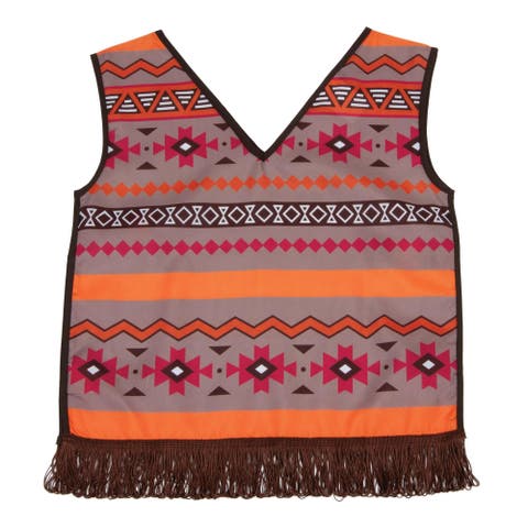 Festive Multiethnic Mexican Poncho Boy Garment