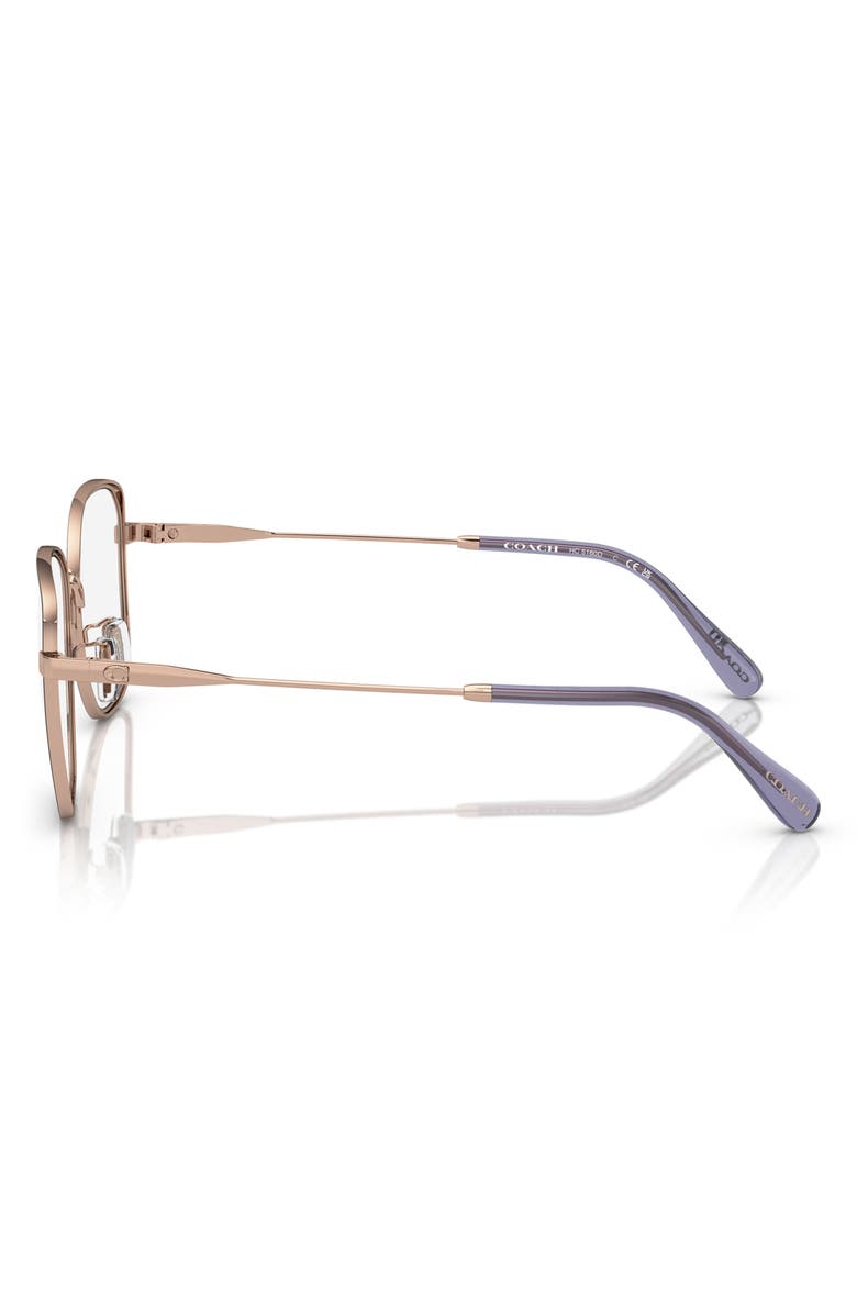 COACH 54mm Square Optical Glasses, Alternate, color, 