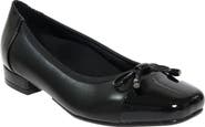 David Tate Alpha Square Toe Flat