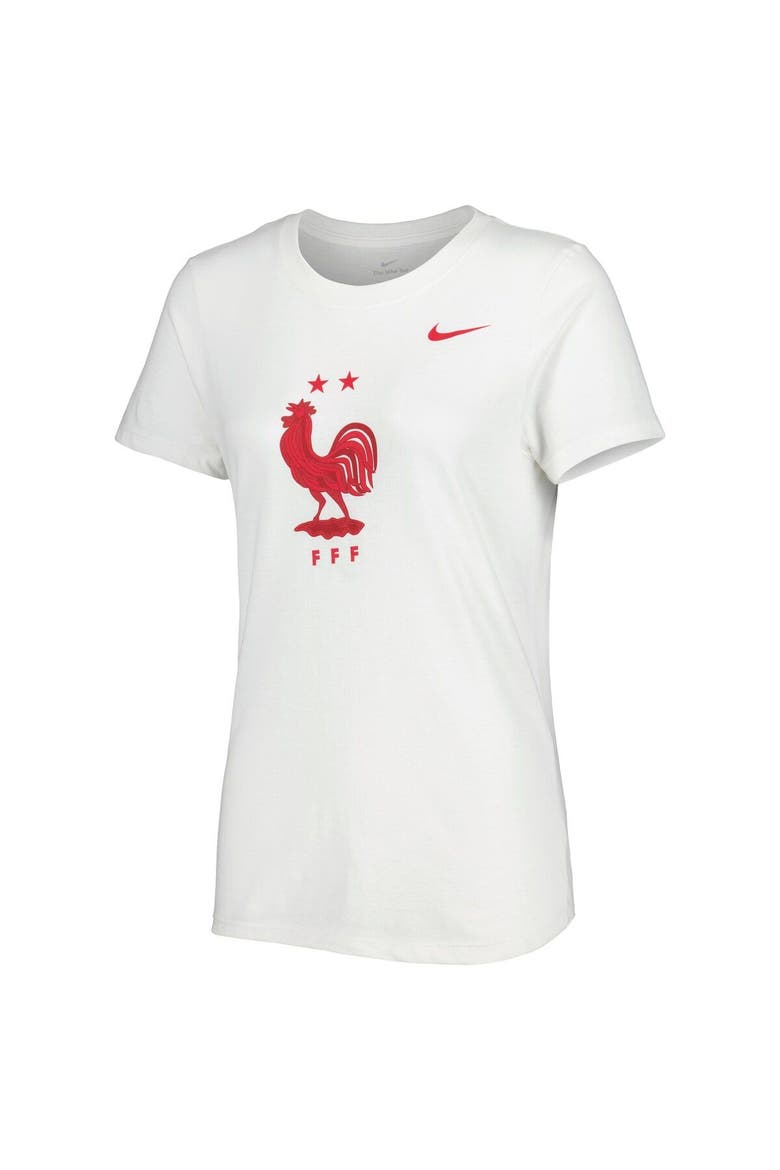 Women's Nike White France National Team Club Crest T-Shirt, Alternate, color, White