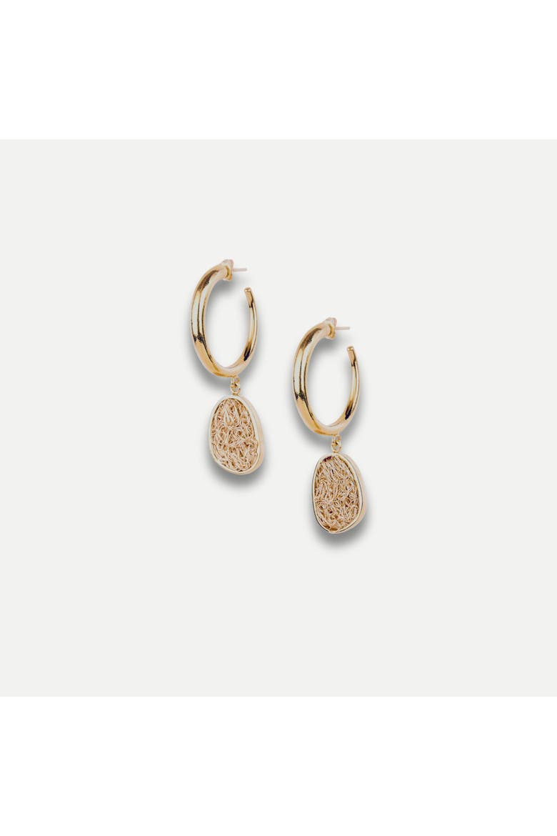 Element  Hoops Earrings, Alternate, color, Gold