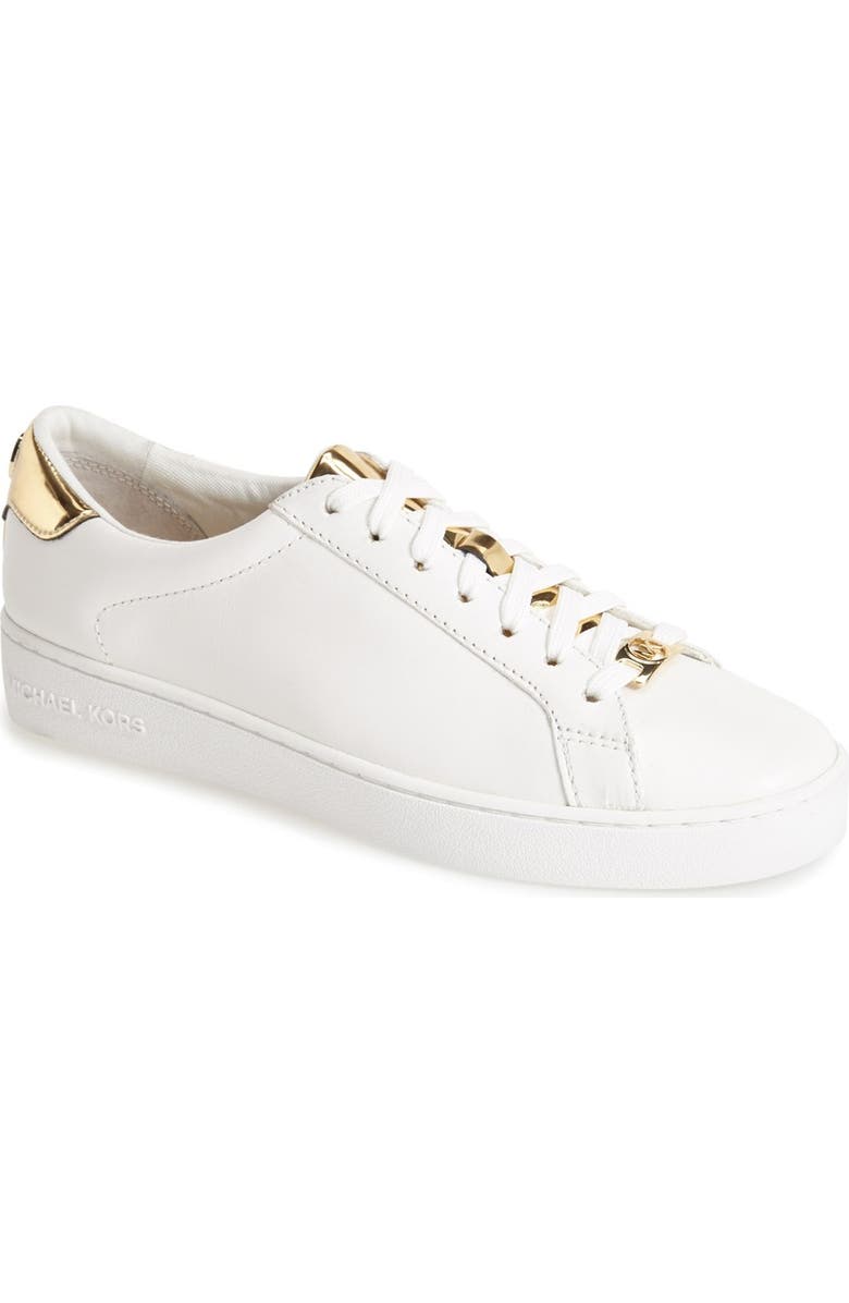 MICHAEL Michael Kors 'The Jet Set 6 - Irving' Leather Sneaker, Main, color,