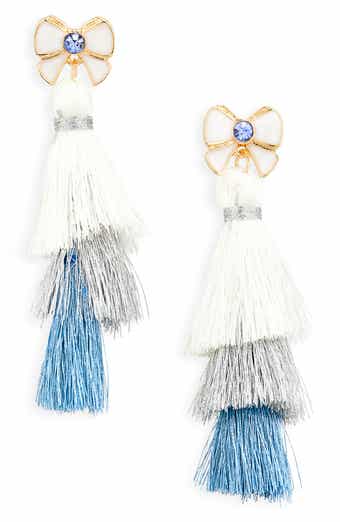 Leith Tassel Linear Earrings