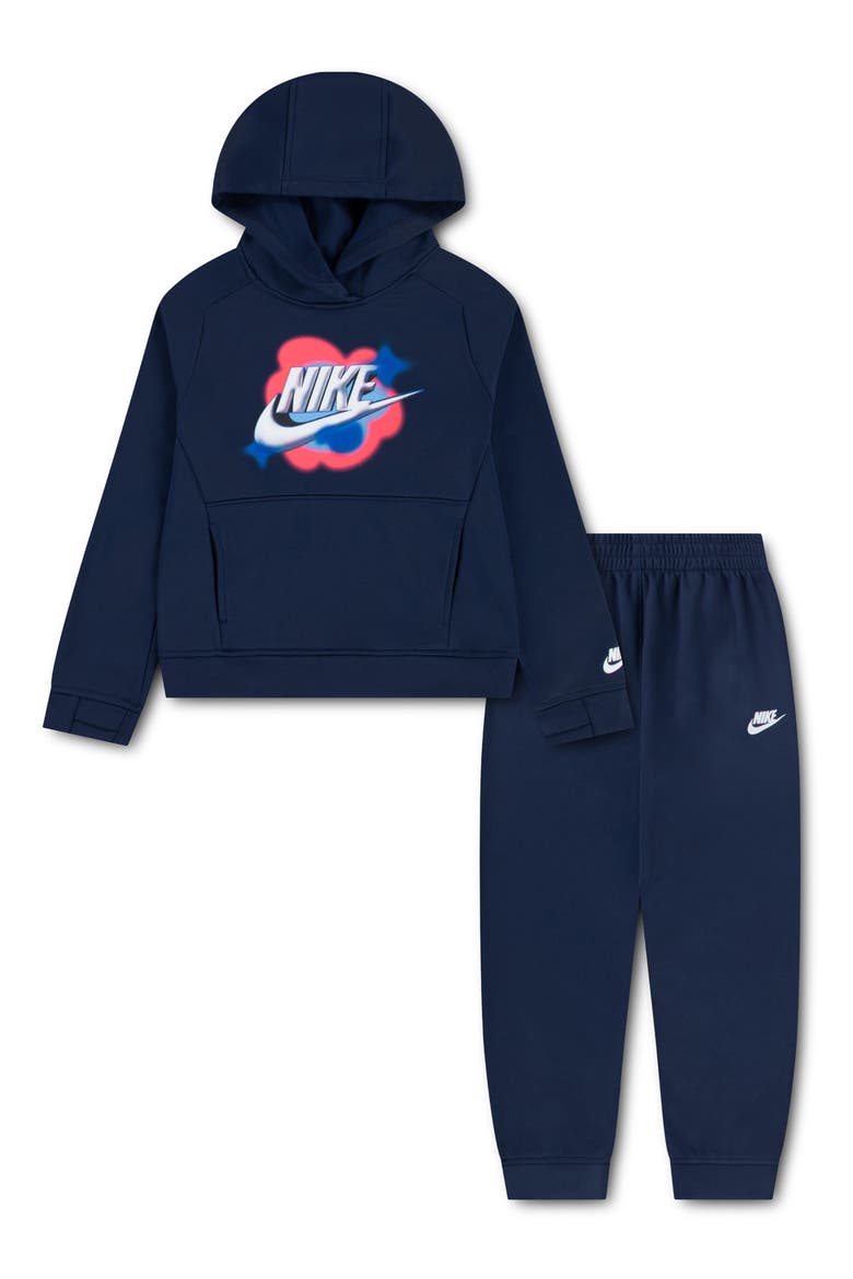 Kids' Propulsion Dri-FIT Hoodie and Joggers Set, Main, color, MIDNIGHT NAVY