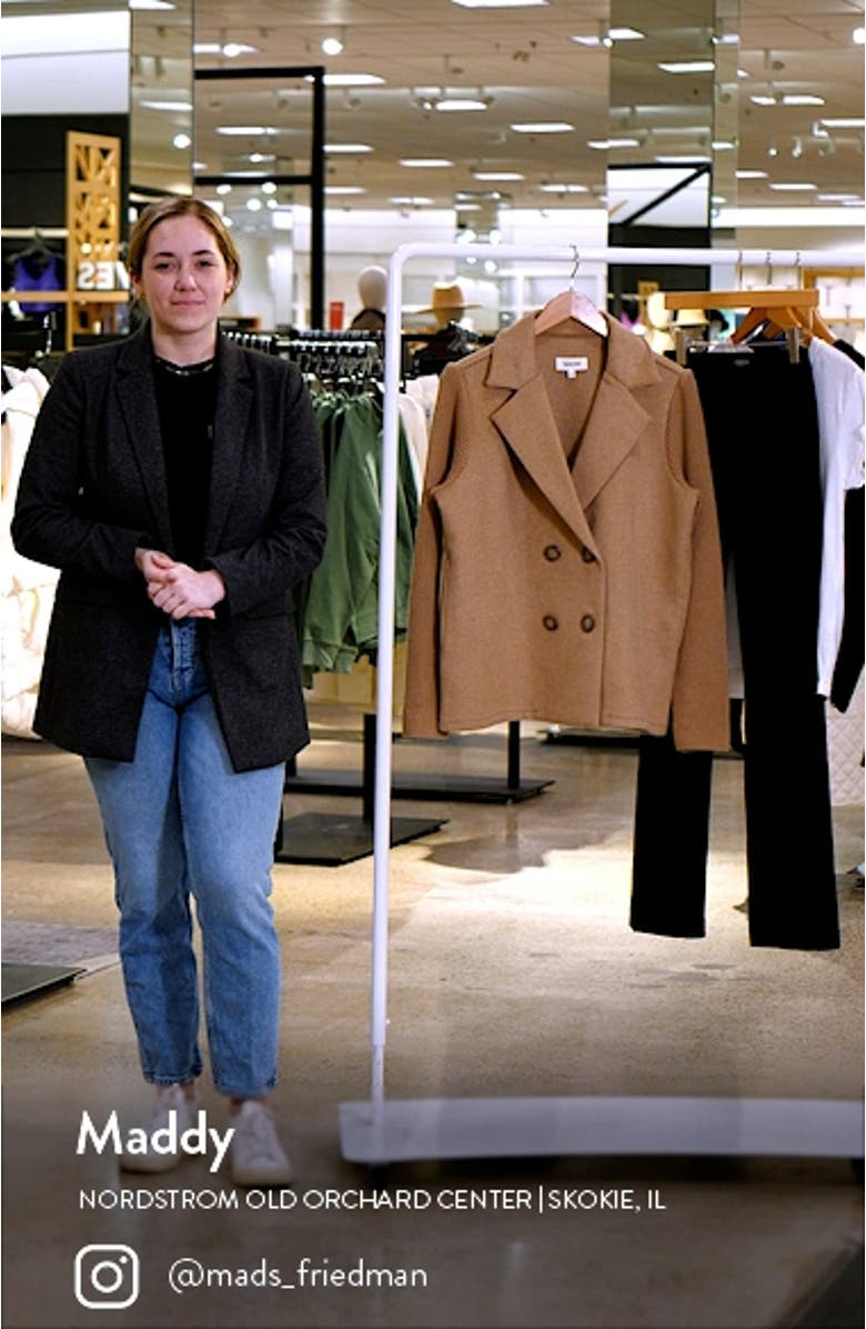 Singrid Double Breasted Wool Blend Jacket, sales video thumbnail