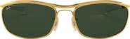 Ray-Ban 62mm Oversize Rectangular Sunglasses