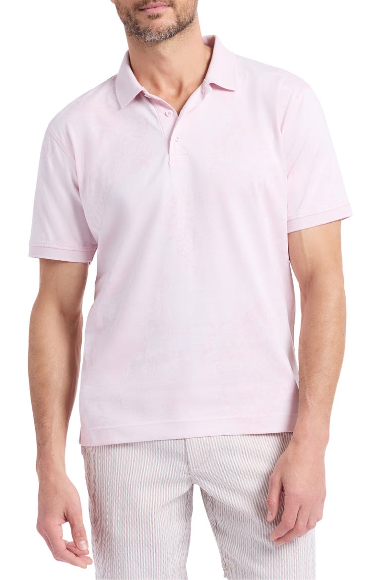 Linford Cotton Polo, Main, color, LIGHT PINK