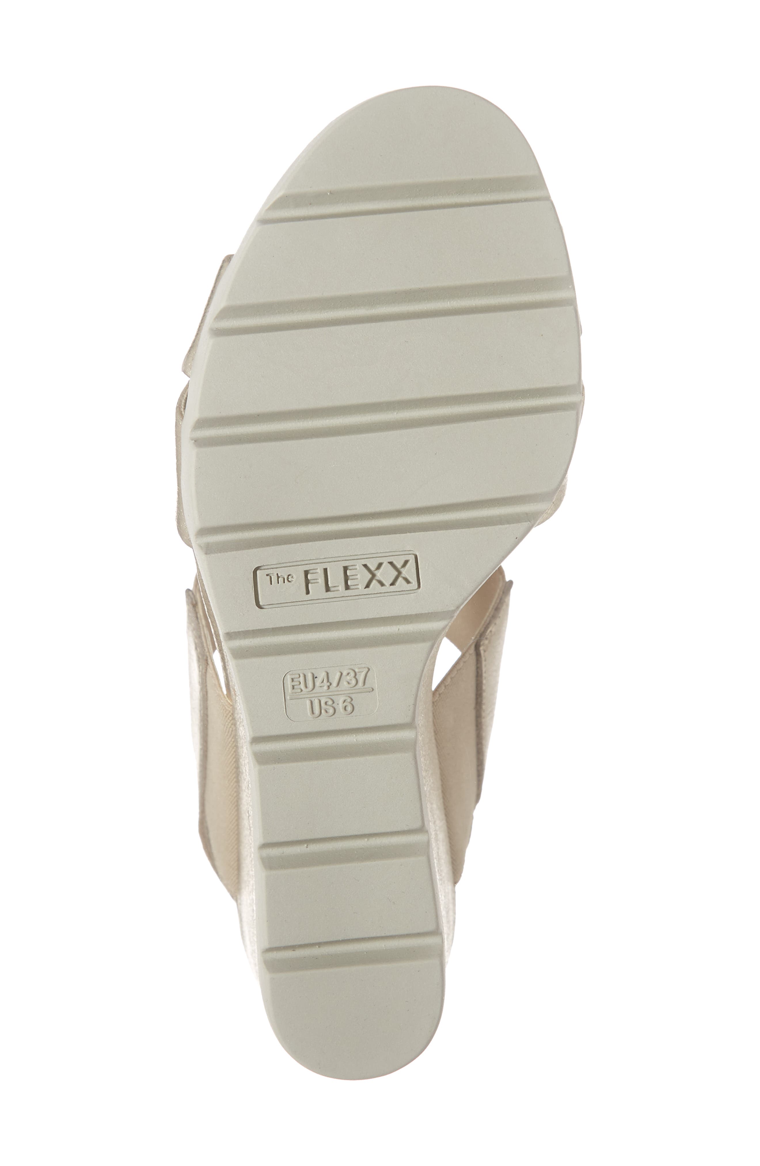 Get Over It Wedge Sandal, Alternate, color, GOLD CRINKLED LEATHER