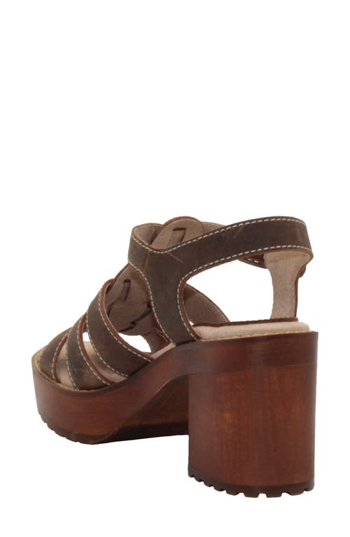 Sbicca Oakdale Clog Sandal In Brown