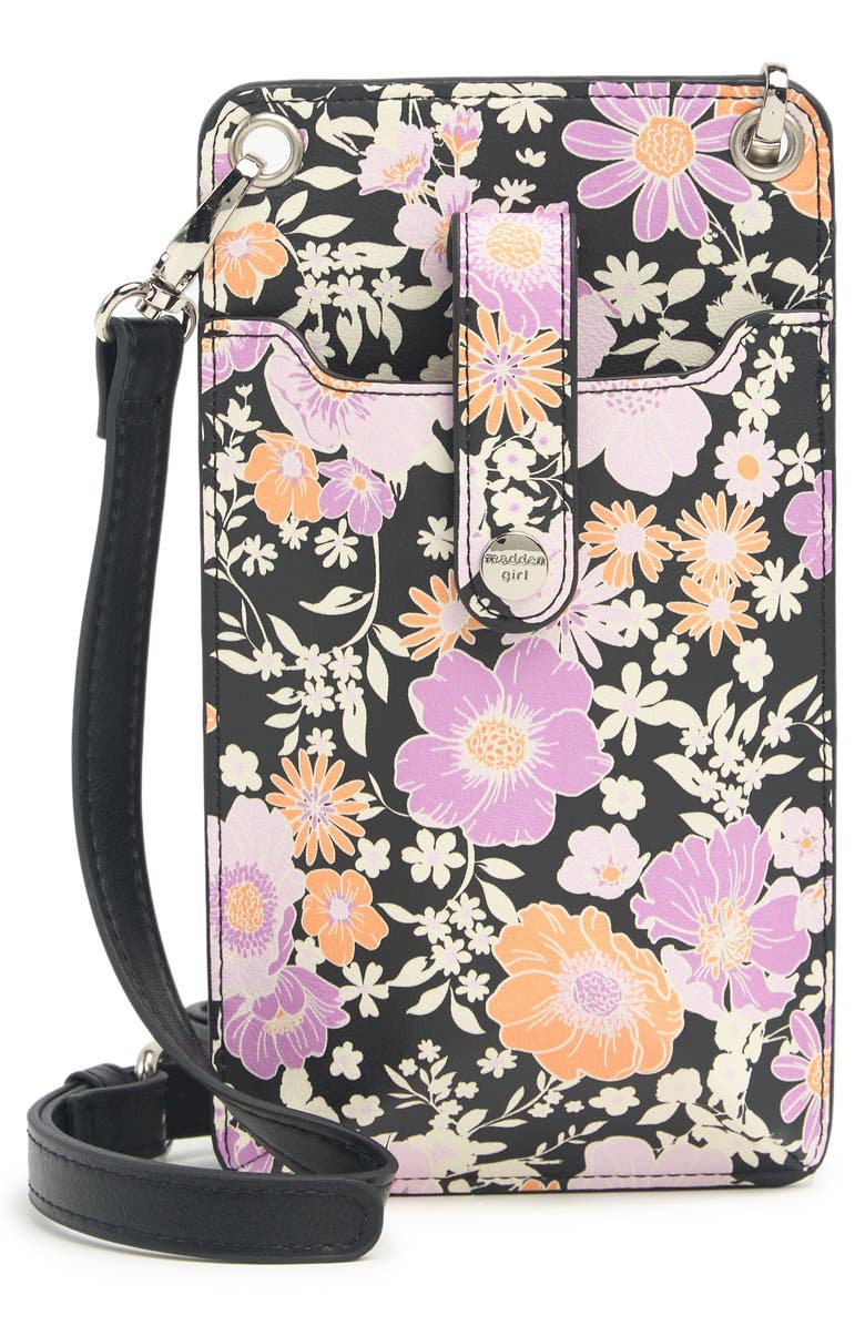 Madden Girl Cell Phone Crossbody, Main, color, 