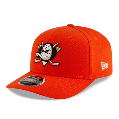 Men's New Era  Orange Anaheim Ducks 9SEVENTY Adjustable Hat