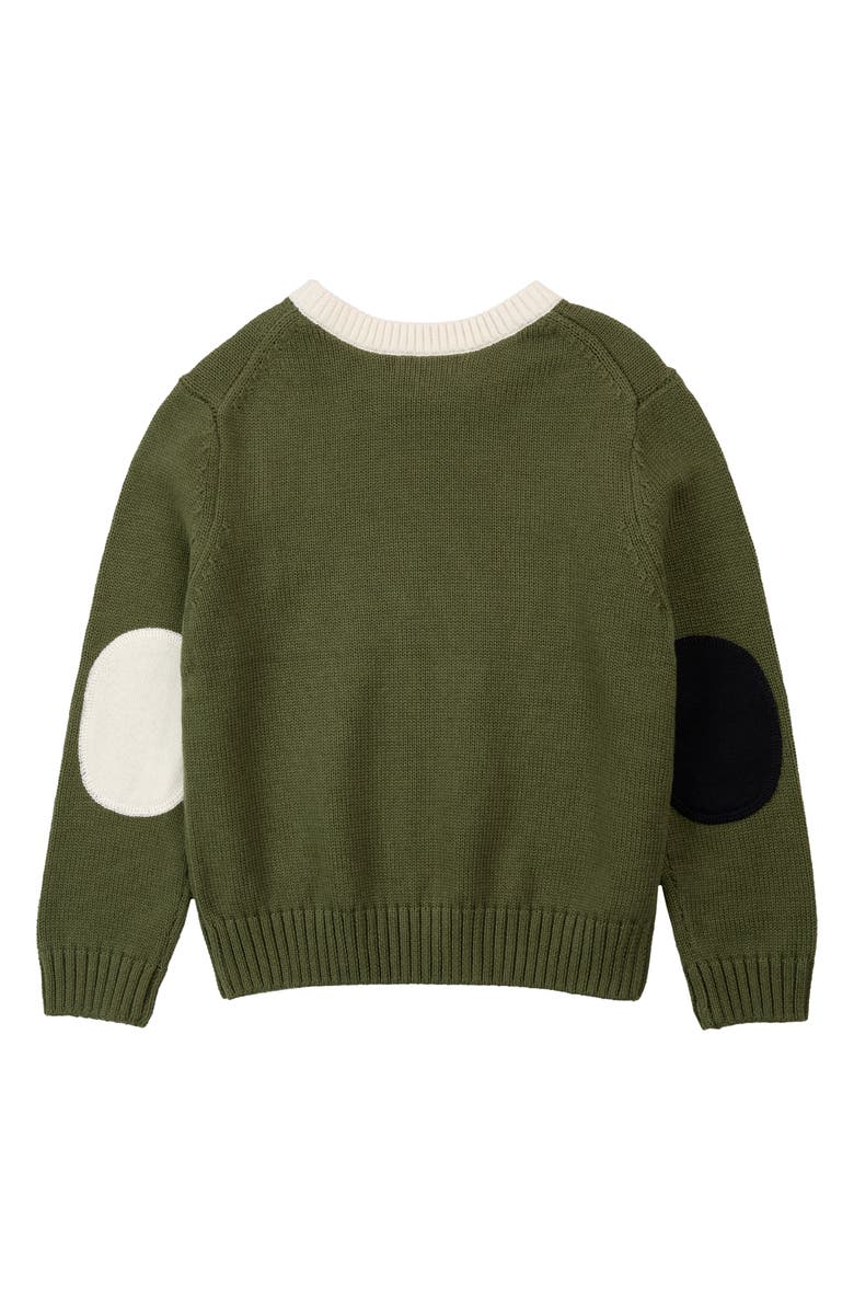 MILES THE LABEL Kids' Winter Moss Cotton Sweater, Alternate, color, Dusty Green