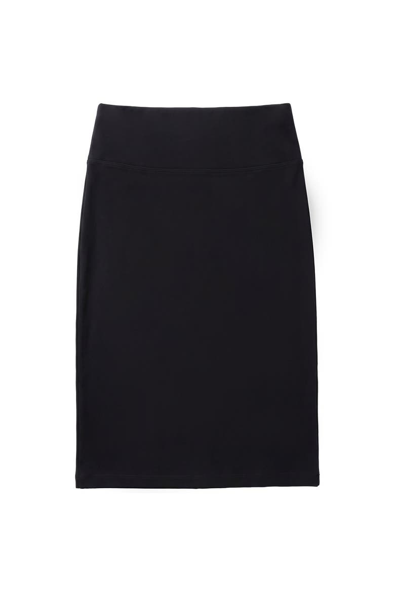 Ponte Pencil Skirt - Black, Alternate, color, Black