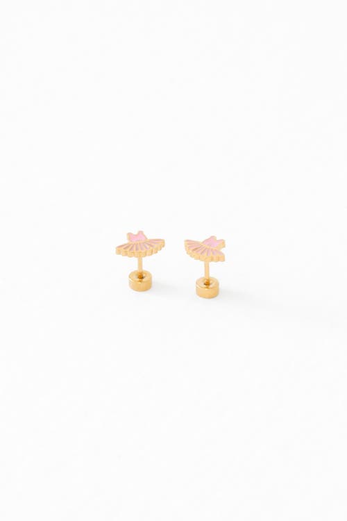 Pip Pop Ballet Tutu Stud Earrings in Pink  product