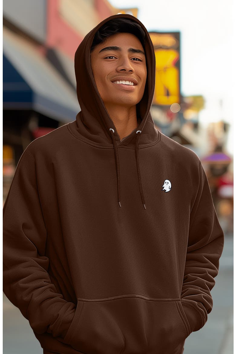 Ghost Midweight All Day Hoodie, Alternate, color, Chestnut