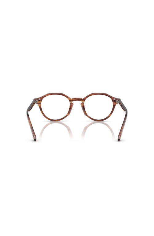 Giorgio Armani 49mm Phantos Optical Glasses In Brown
