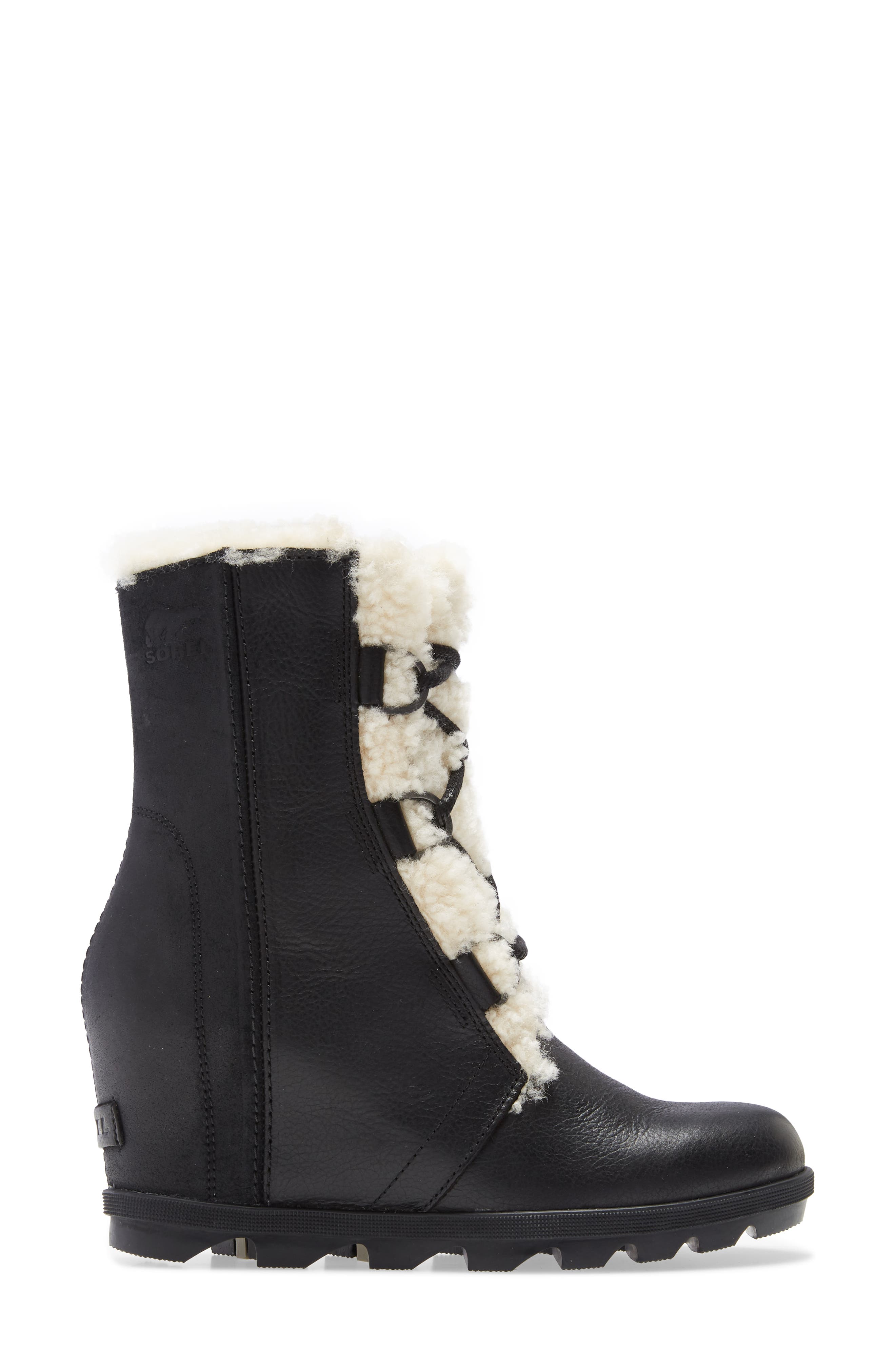 SOREL Joan of Arctic Wedge II Genuine Shearling Bootie, Alternate, color, 