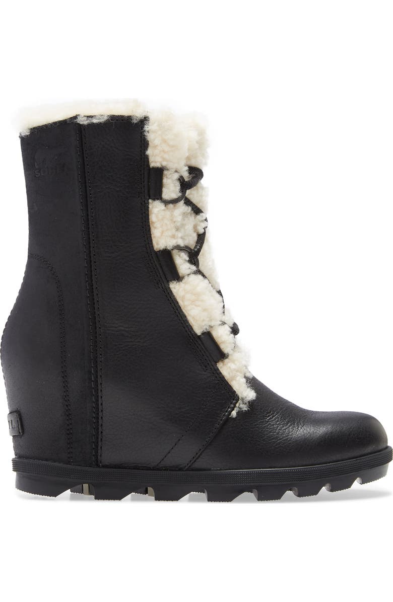 SOREL Joan of Arctic Wedge II Genuine Shearling Bootie, Alternate, color,