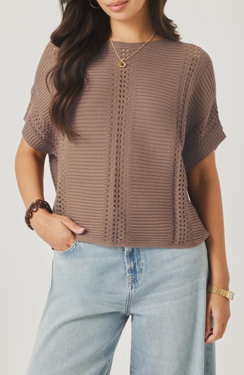 Everest Pointelle Stitch Sweater