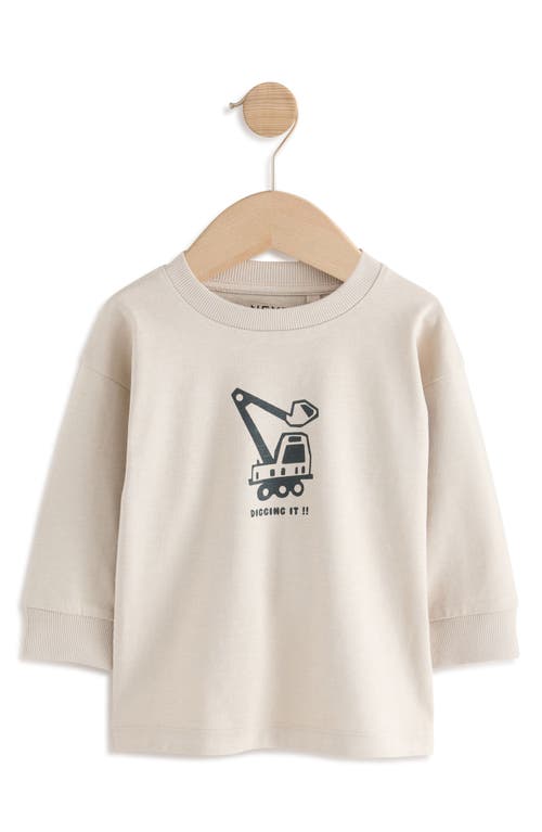 Next Kids' Assorted 3-pack Digger Cotton Graphic T-shirts In Green