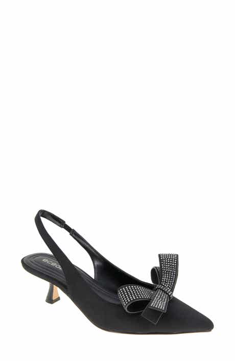 BCBGeneration Kasti Slingback Pointed Toe Kitten Heel Pump