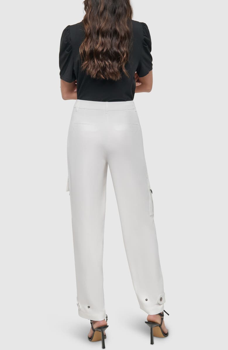 DKNY Satin Cargo Pants, Alternate, color, 