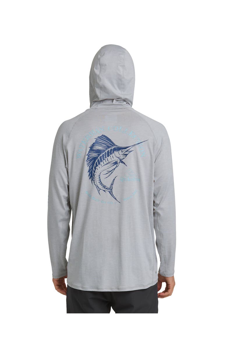 Quiksilver Marley Hoody Long Sleeve Shirt, Alternate, color, Light Grey Hth