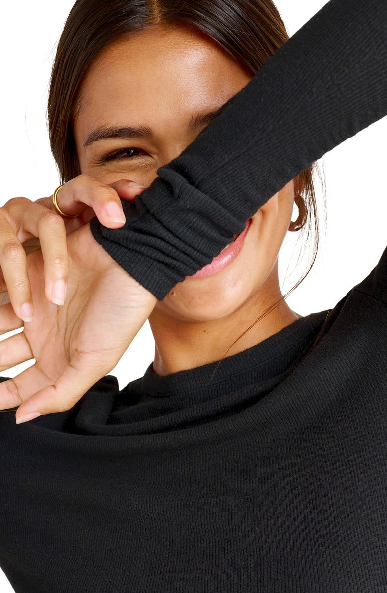 Splendid Isabella Shimmer Rib Top, Alternate, color, 