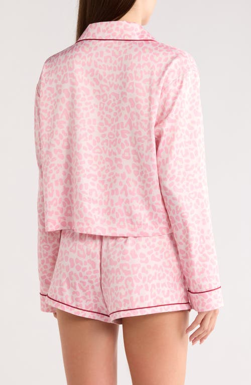 Honeydew Morning Dew Long Sleeve Satin Short Pajamas