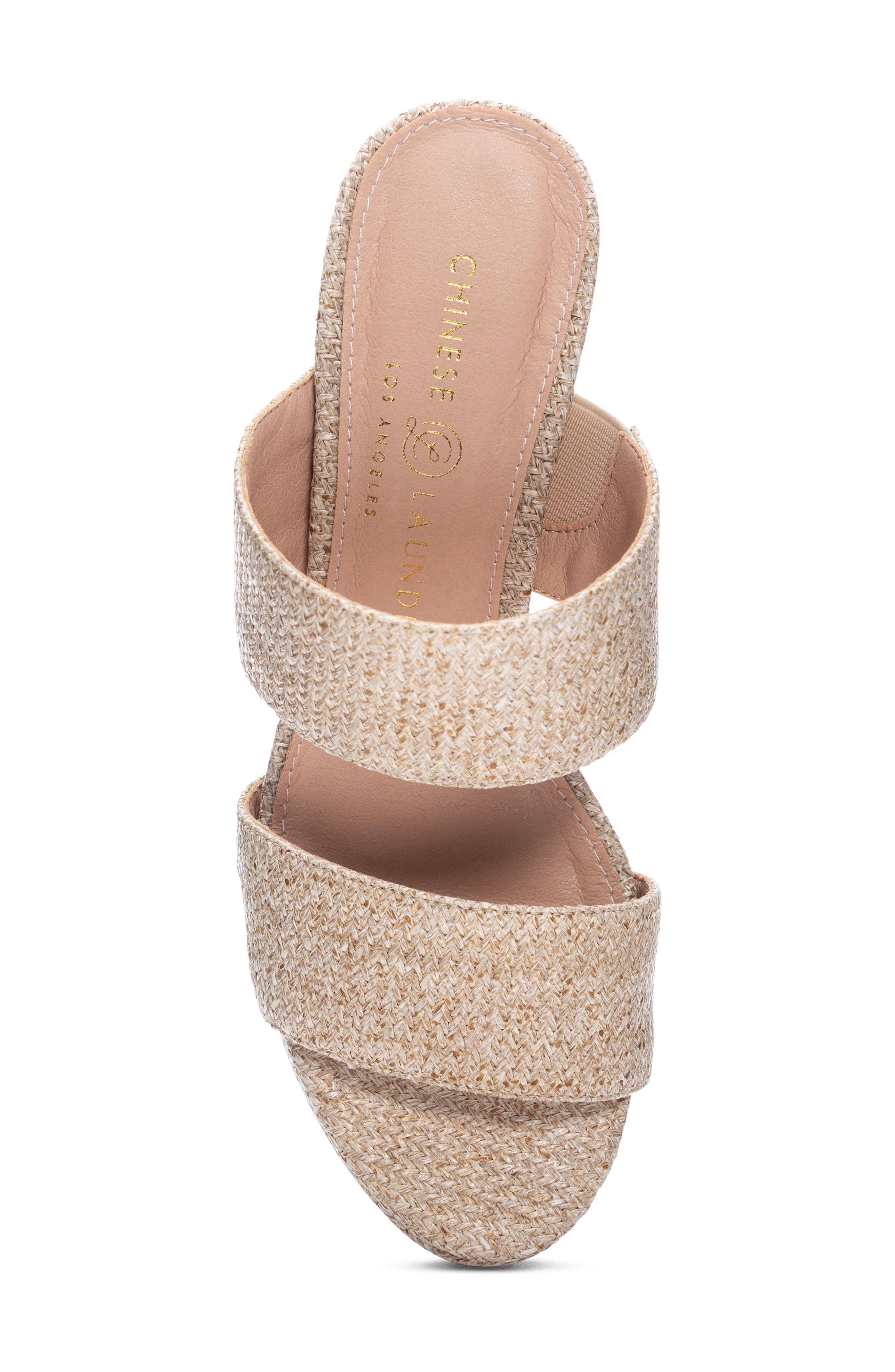 Chinese Laundry Nice Raffia Platform Sandal, Alternate, color, 