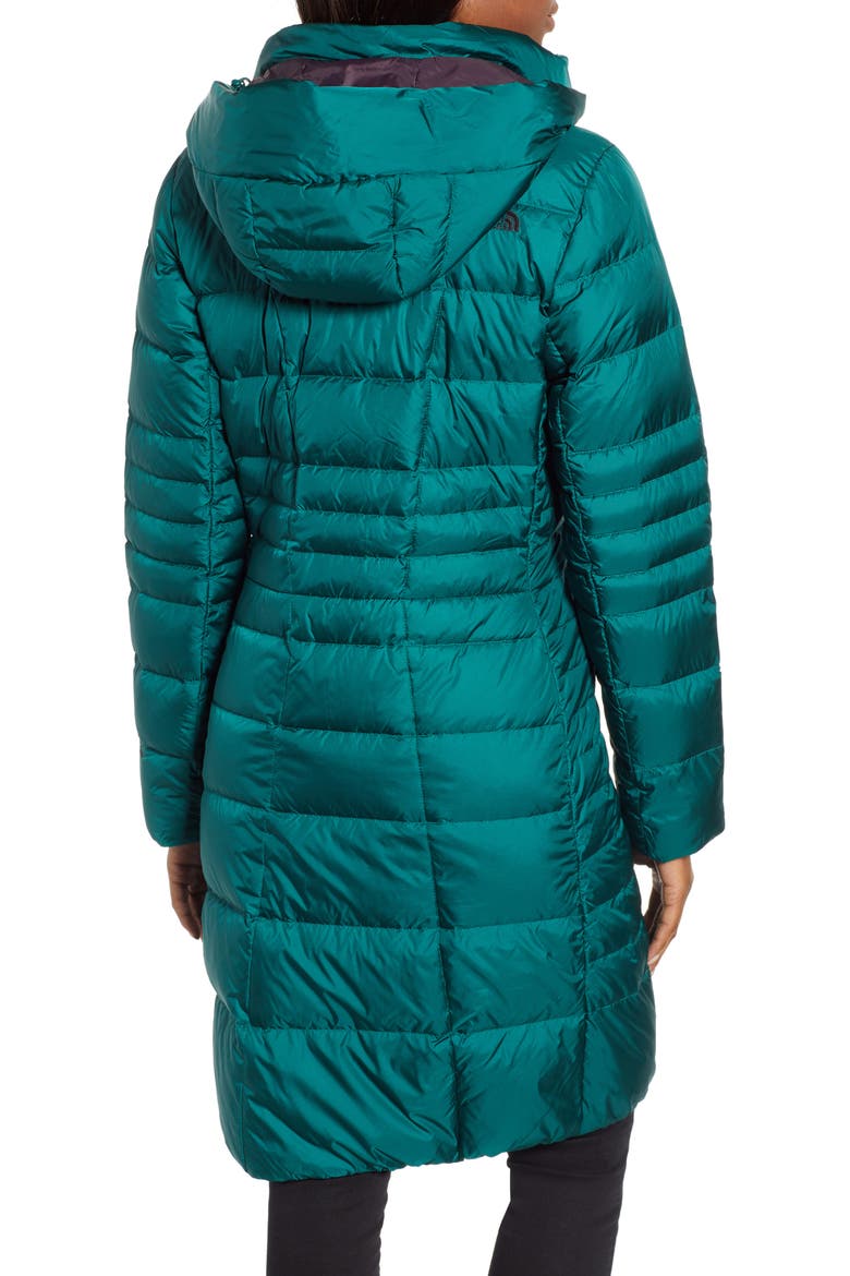 Metropolis III Water Repellent 550 Fill Power Down Hooded Parka, Alternate, color, BOTANICAL GARDEN GREEN