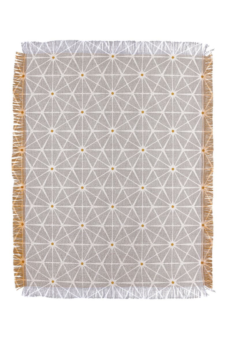 Heather Dutton Luminous Throw Blanket, Main, color, BEIGE