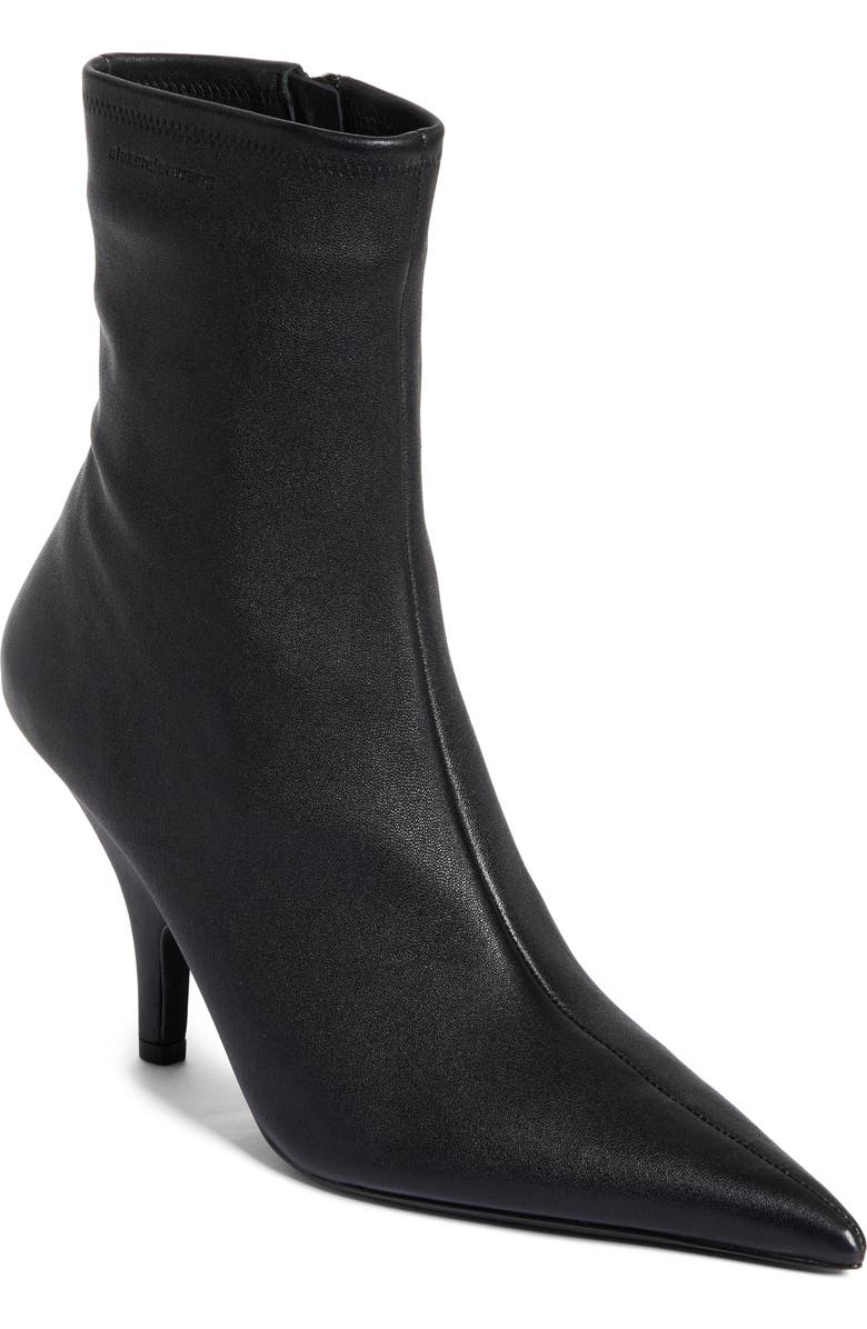 Alexander Wang Diablo Pointed Toe Sock Bootie, Main, color,