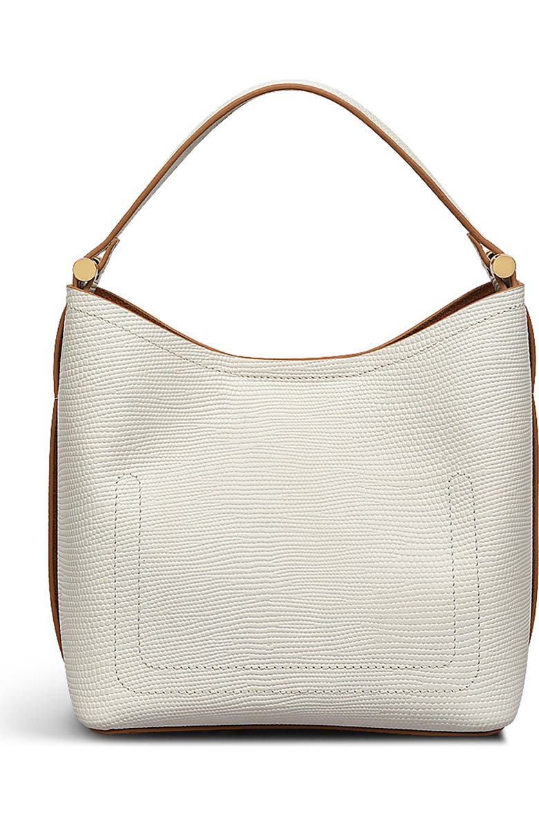 Radley Bathurst Mews - Faux Lizard Small Open Top Satchel Bag, Alternate, color, Chalk