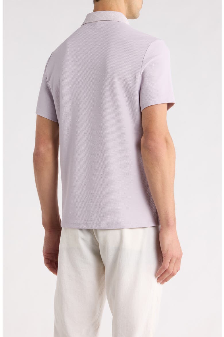 Baytides Contrast Collar Polo, Alternate, color, LAVENDER