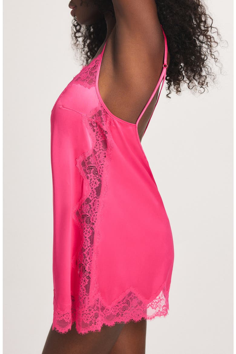 Nite Shade Sleep Chemise, Alternate, color, HOT AND HEAVY PINK