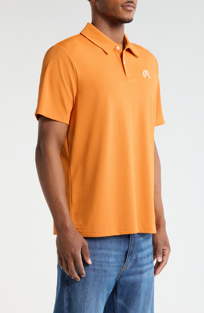 Malbon Golf Fairway Polo, Alternate, color, Marmalade