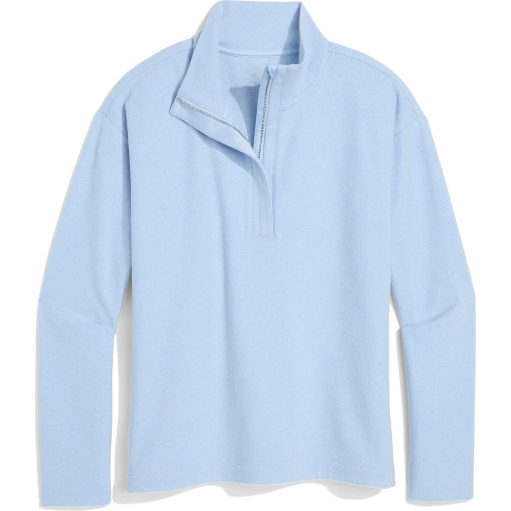 Vineyard Vines Calmwater Quarter Zip Pullover In Blue
