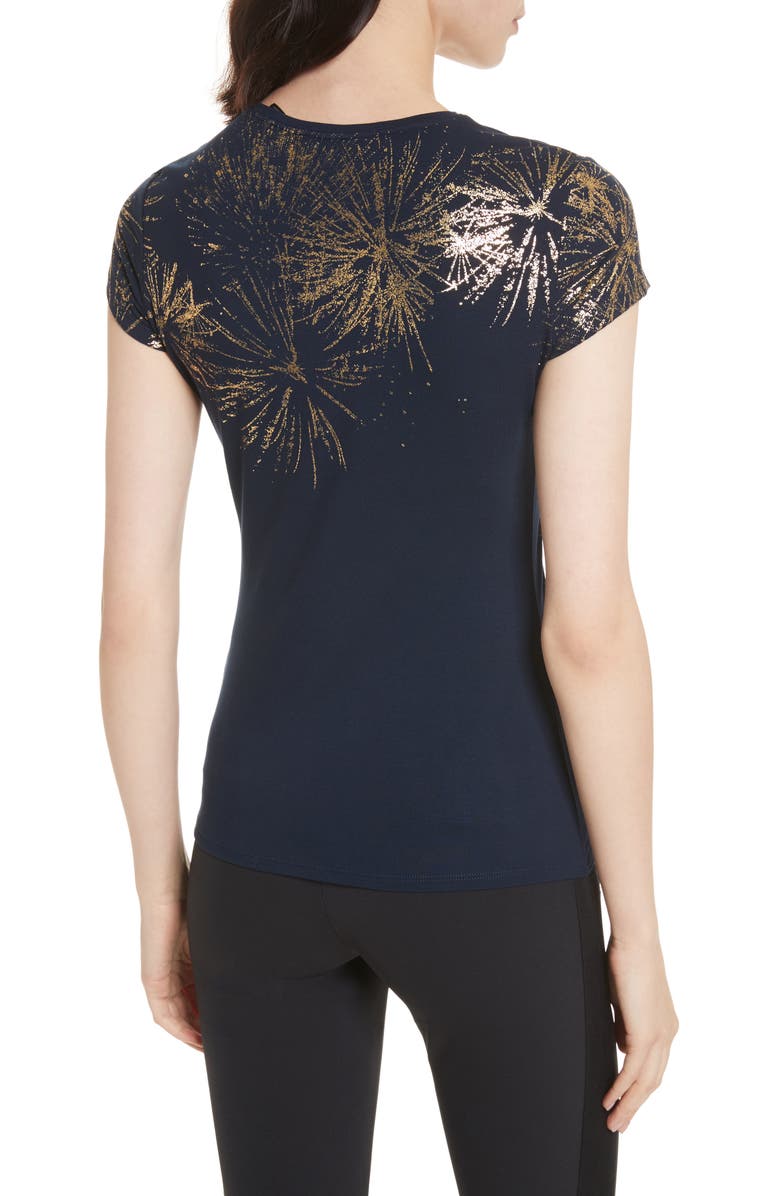 Ted Baker London Amranth Stardust Fitted Tee, Alternate, color, 