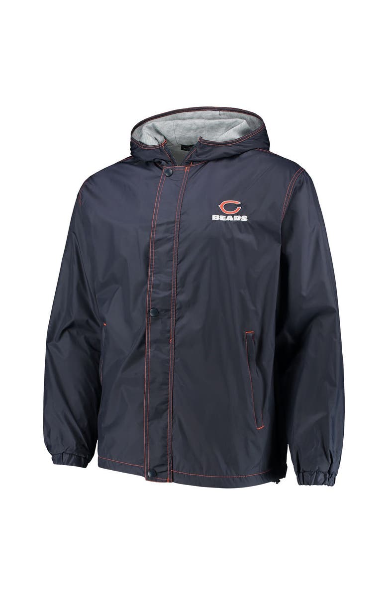 DUNBROOKE Men's Dunbrooke Navy Chicago Bears Logo Legacy Stadium Full-Zip Jacket, Alternate, color, Navy