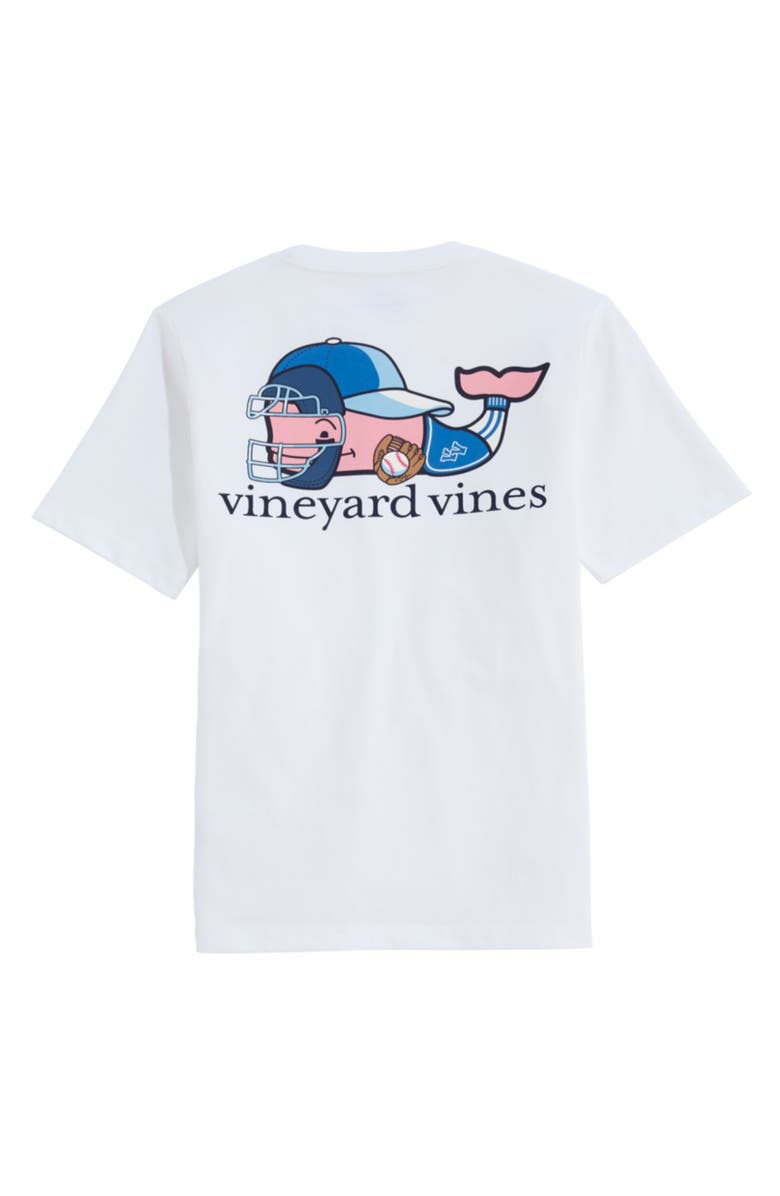 vineyard vines Kids' Baseball Catcher Cotton Graphic Pocket T-Shirt, Alternate, color,