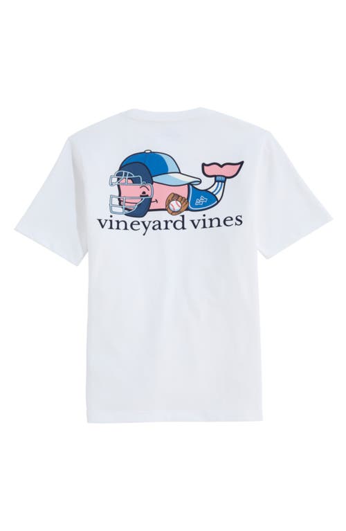 Vineyard Vines Kids' Baseball Catcher Cotton Graphic Pocket T-shirt
