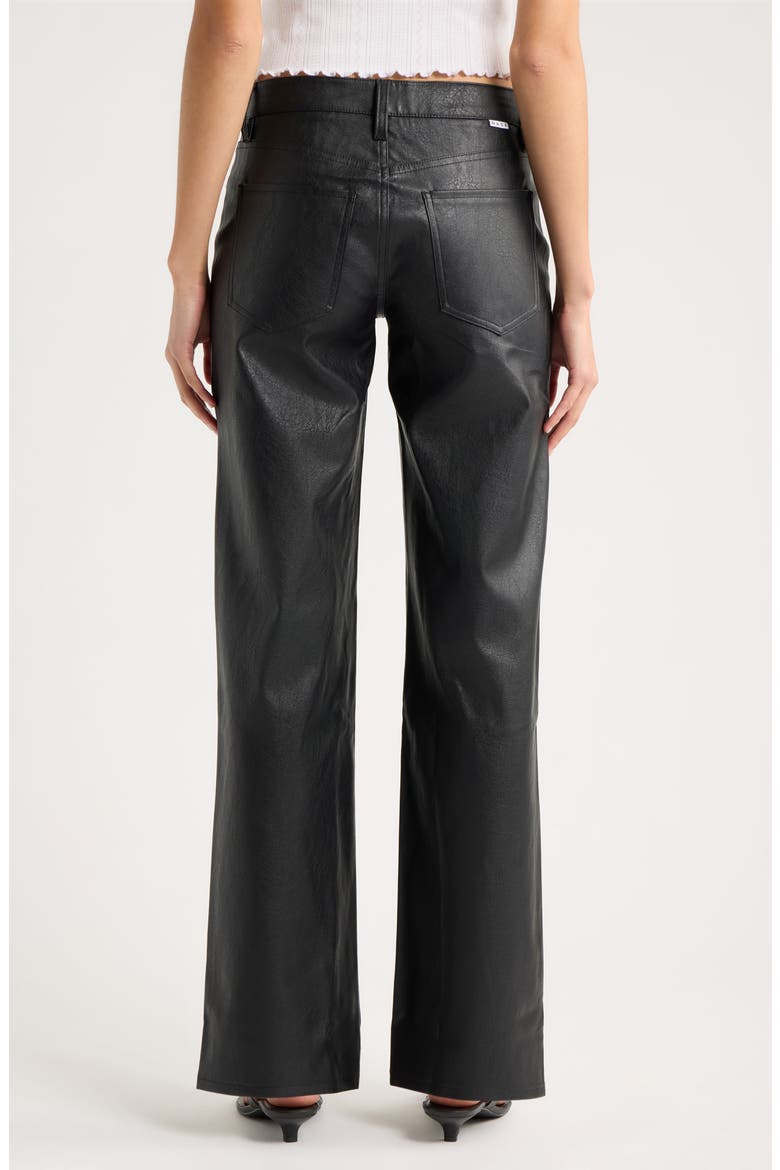 Keep Faux Leather Pants, Alternate, color, BLACK