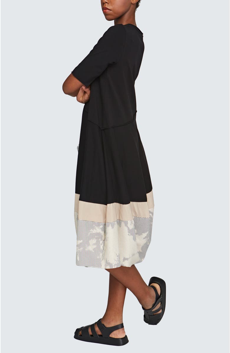 LUUKAA Selene Long Cotton Jersey Dress, Alternate, color, Original