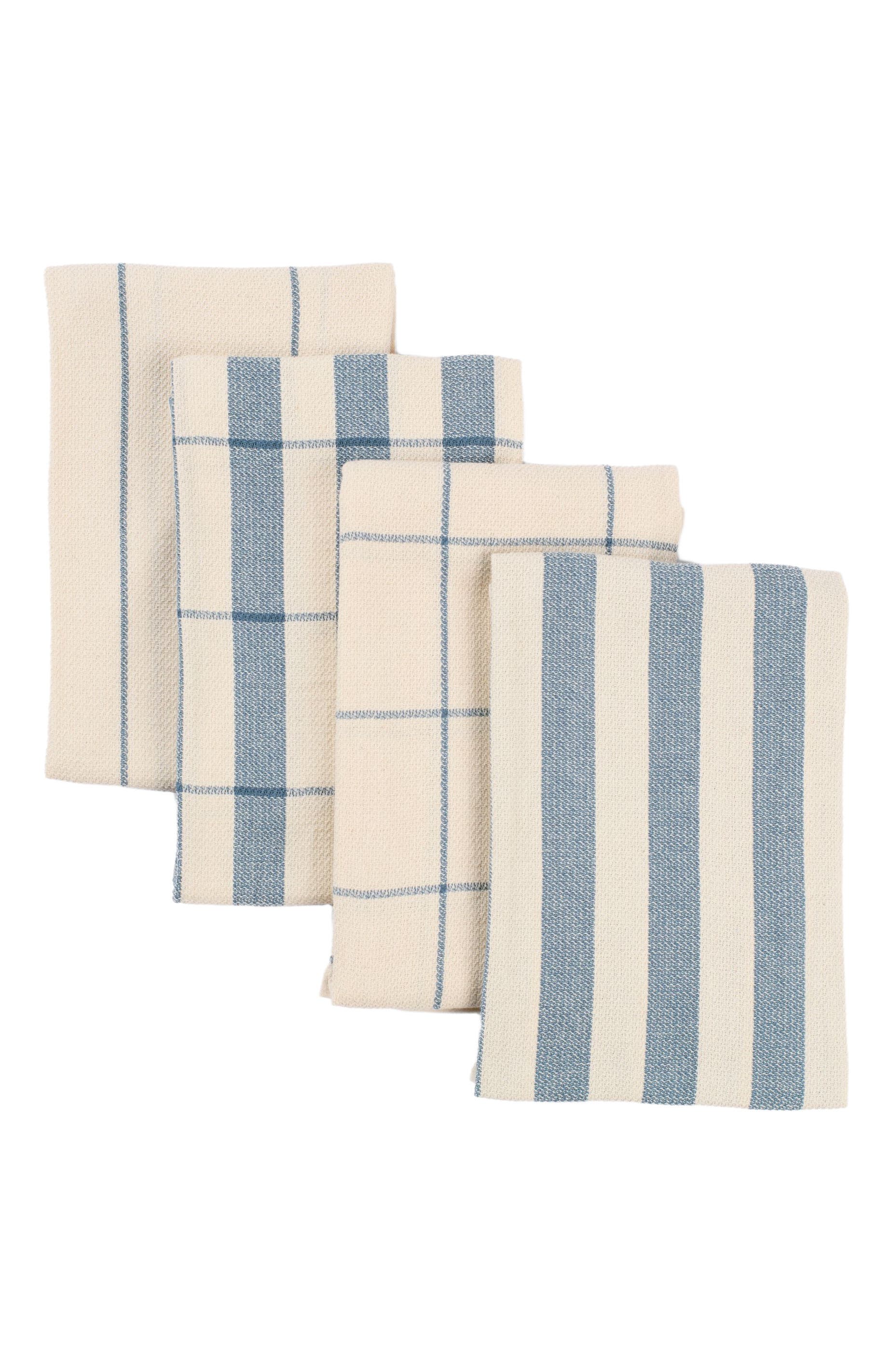 Meema Minimal Kitchen Towels Set of 4 - Natural