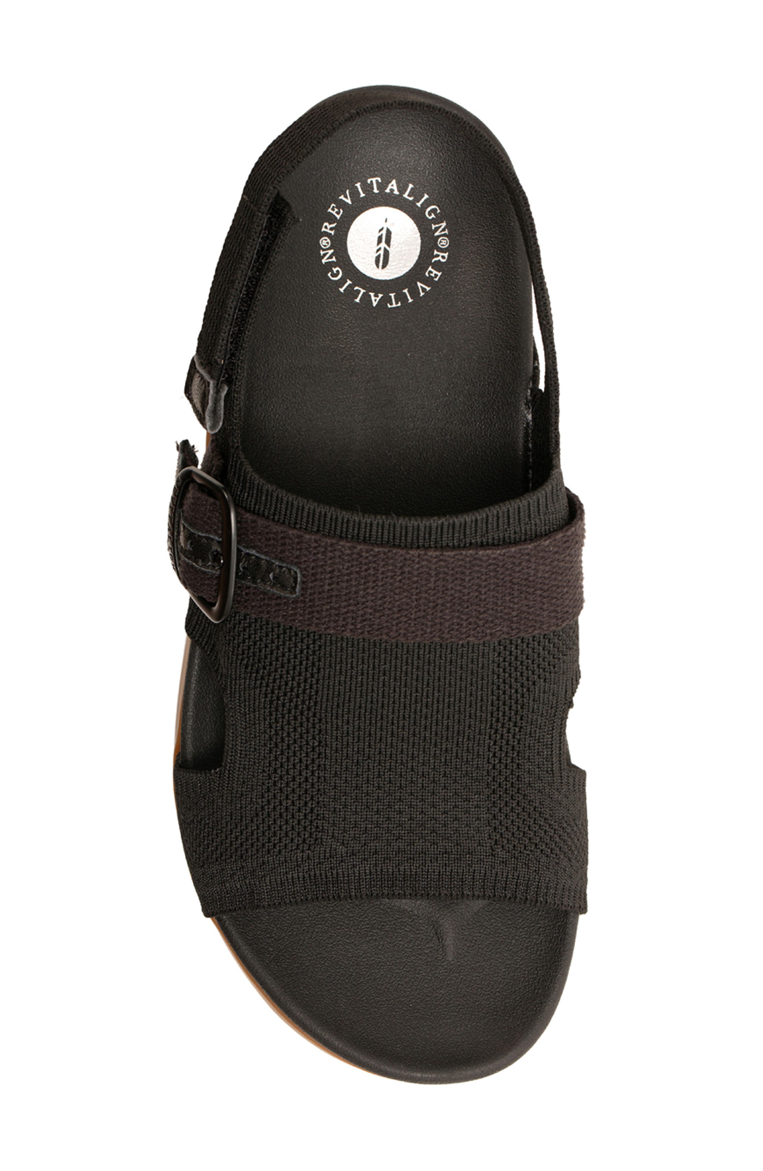 Remi Arch Support Flatform Sandal, Alternate, color, BLACK
