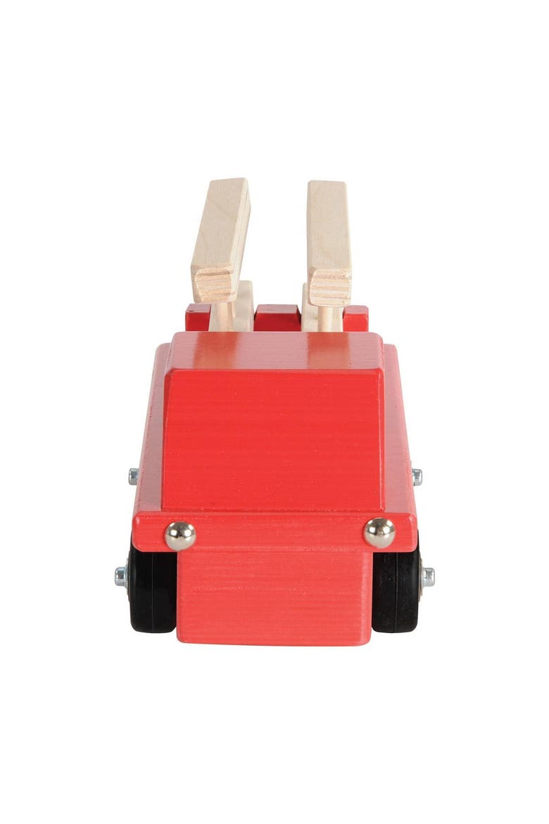Birch and Maple Wooden Fire Truck, Alternate, color, Beige